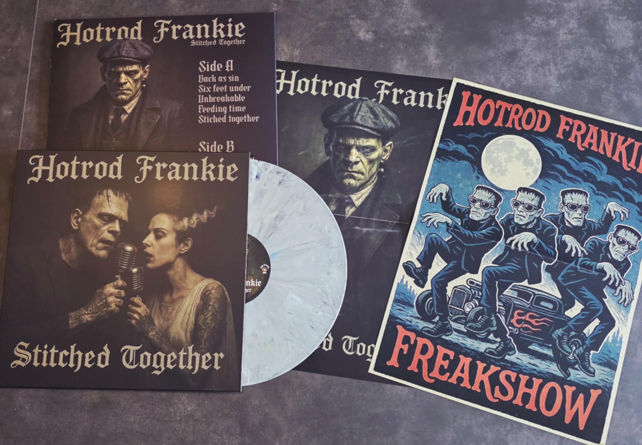 Hotrod Frankie - Stitched Together (2026) Splatter Vinyl