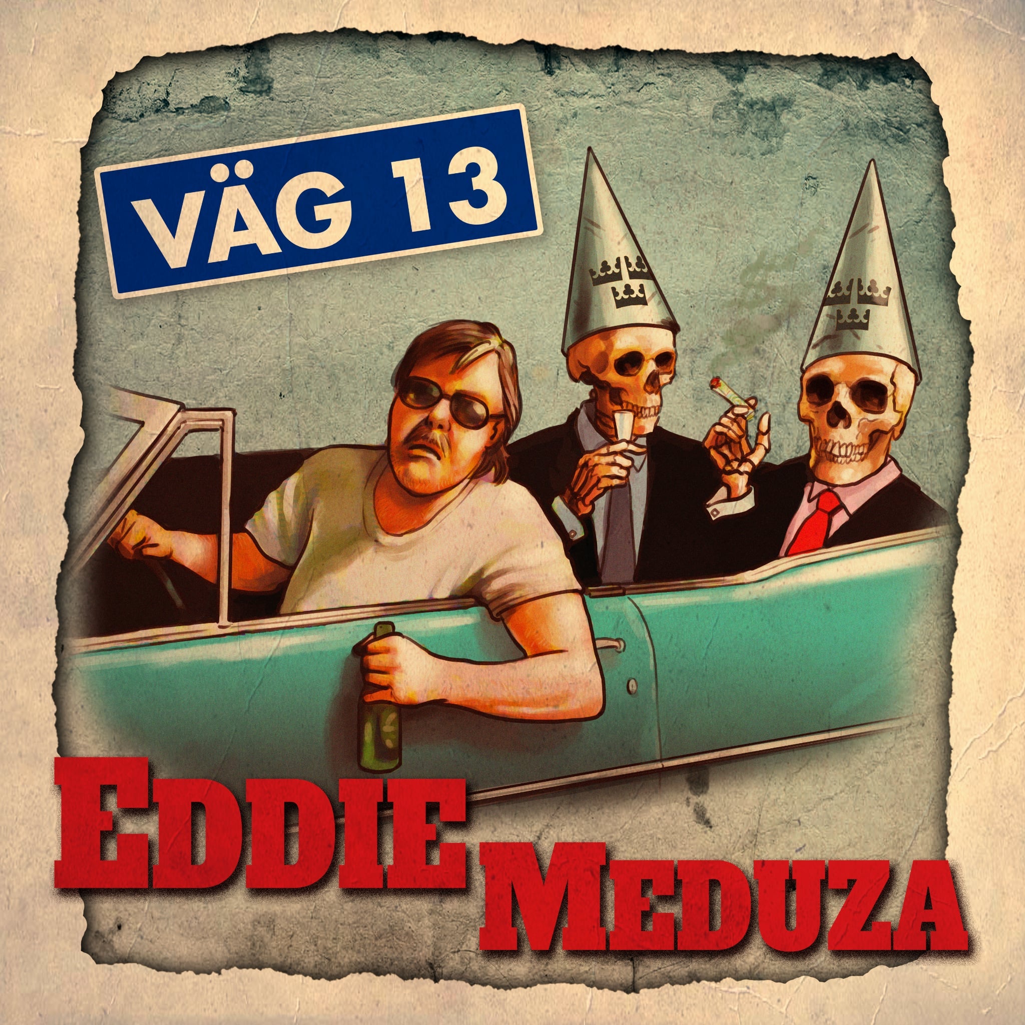 Eddie Meduza - Väg 13 - Limited Edition - Multicolor Vinyl - Numrerad 1-500
