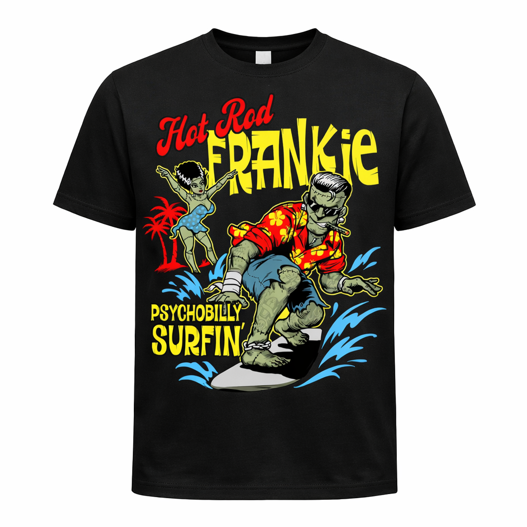 PRE-ORDER - Hotrod Frankie - Psychobilly Surfin’ - Tshirt