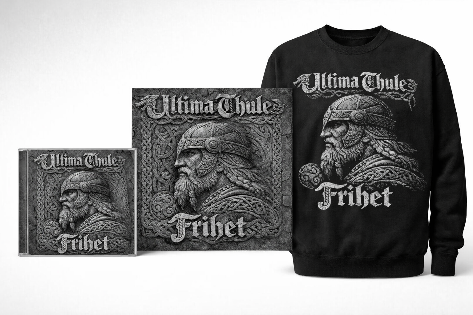 PRE-ORDER - Ultima Thule - Frihet - Bundle - Sweatshirt/CD/Vinyl Multicolor (2026)