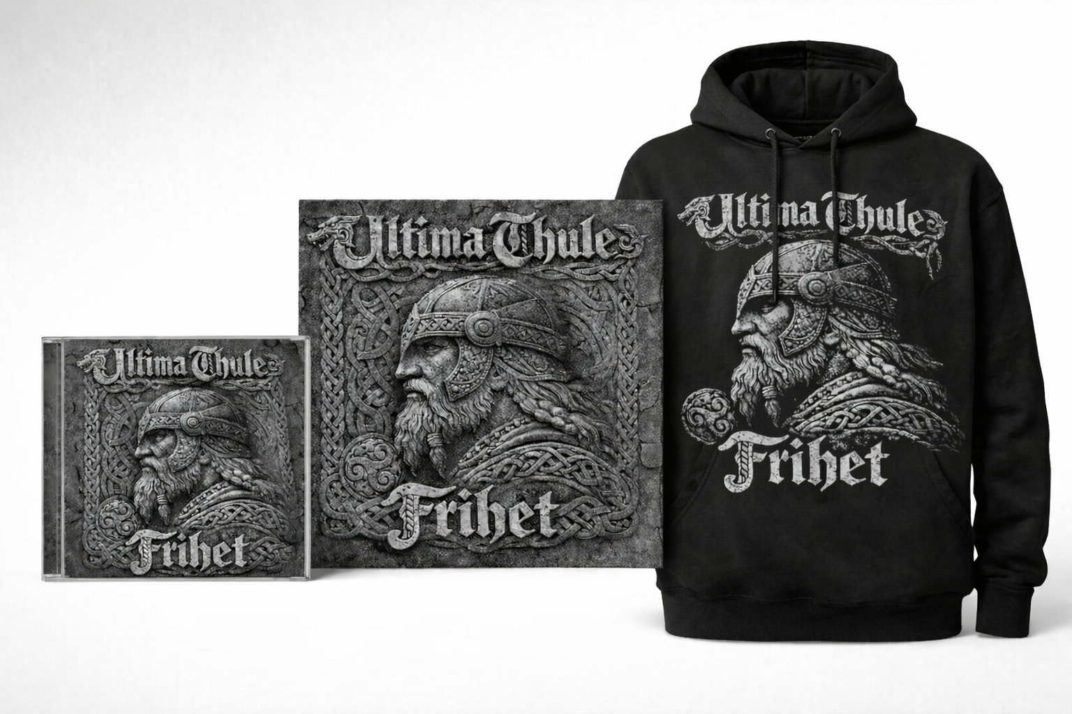 PRE-ORDER - Ultima Thule - Frihet - Bundle - Hoodie/CD/Vinyl Multicolor (2026)