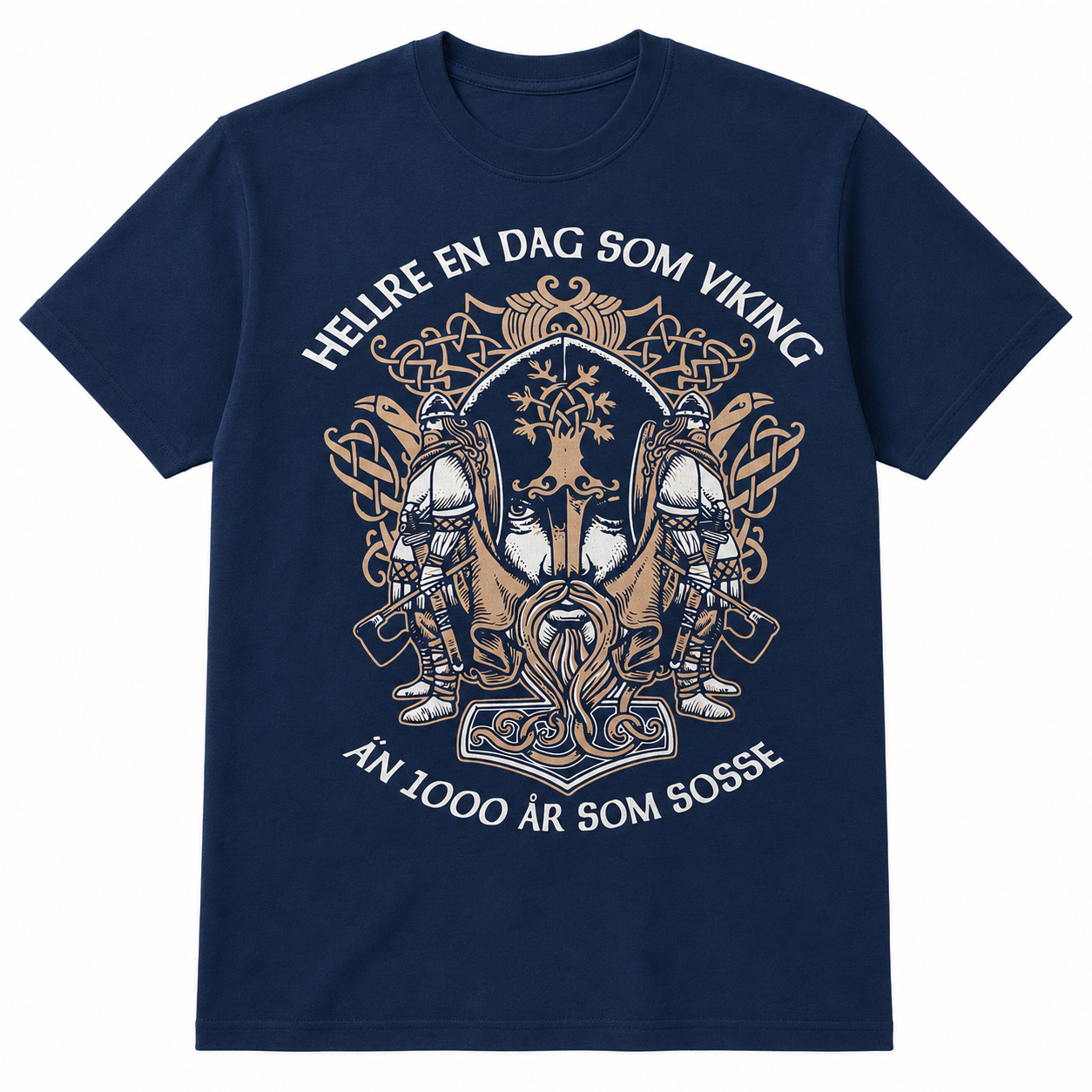 Hellre En Dag Som Viking - Tshirt