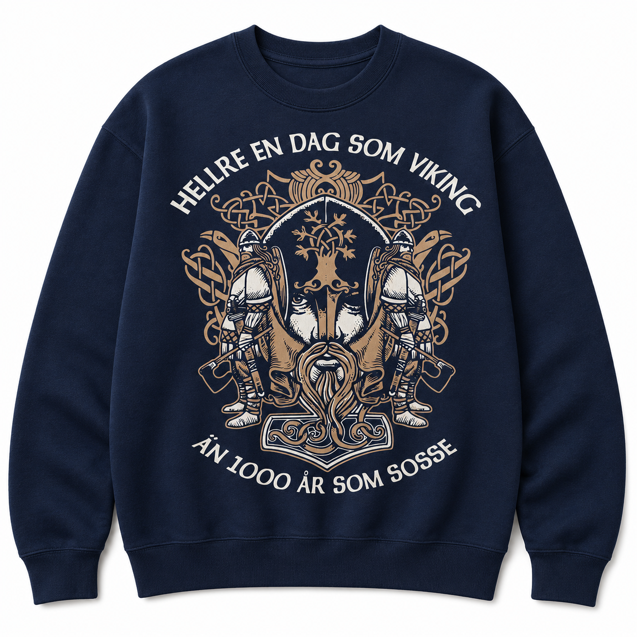 Hellre En Dag Som Viking - Sweatshirt