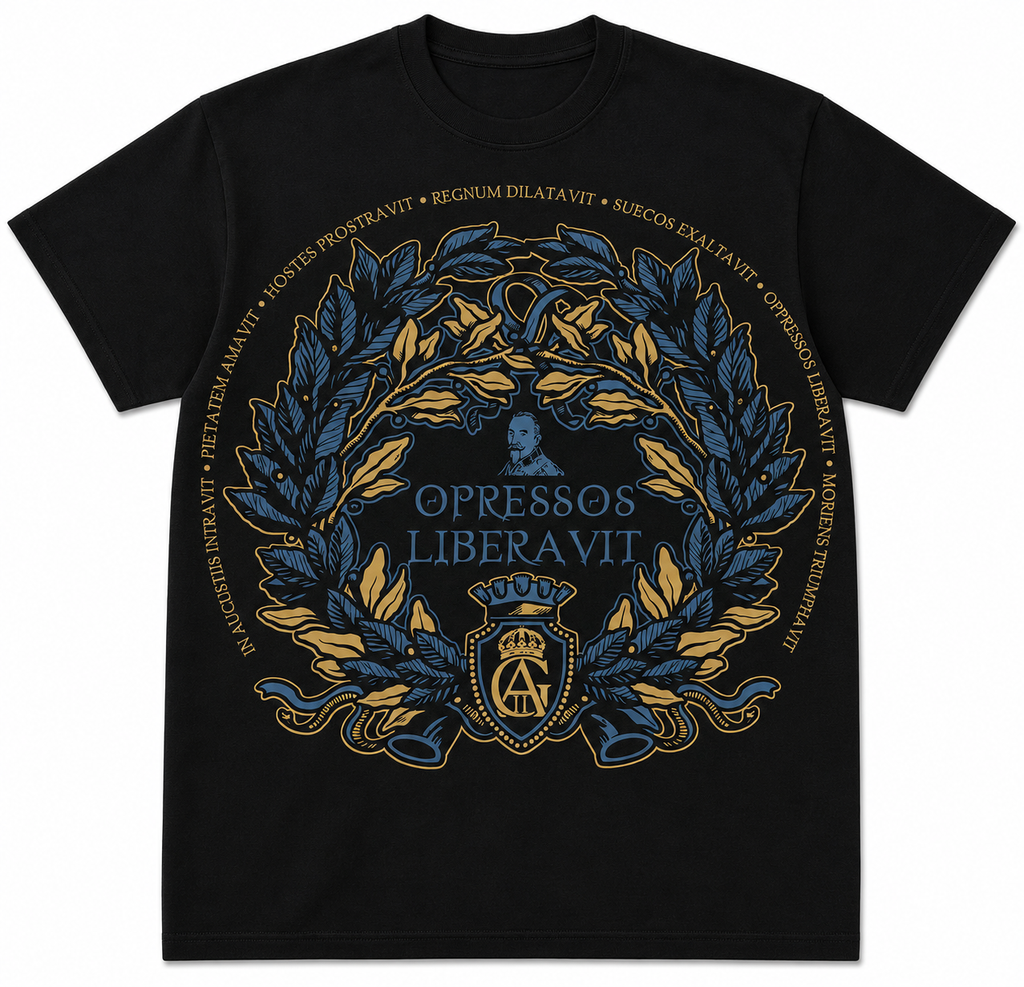 Kungar - Gustav II Adolf - Opressos Liberavit - Tshirt