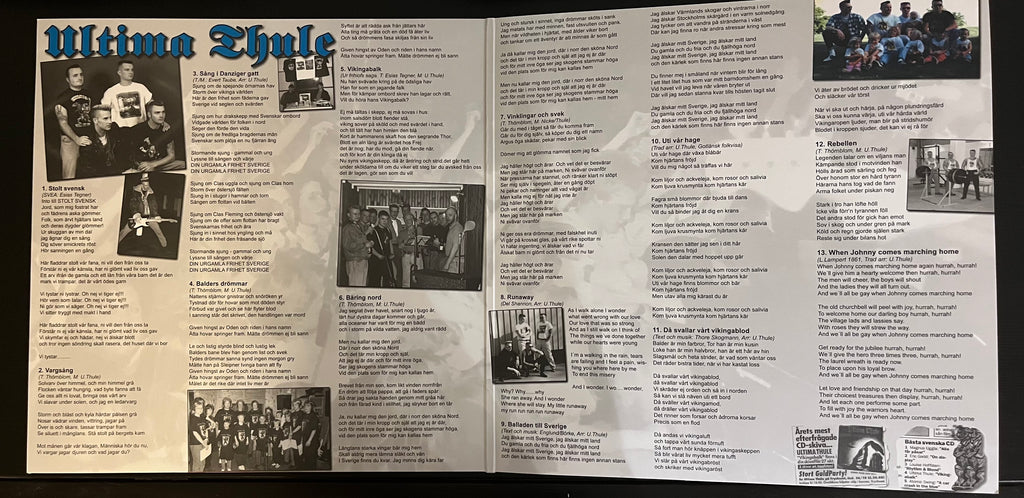 Ultima Thule - Vikingabalk (1993) Grå Splatter Gatefold Vinyl