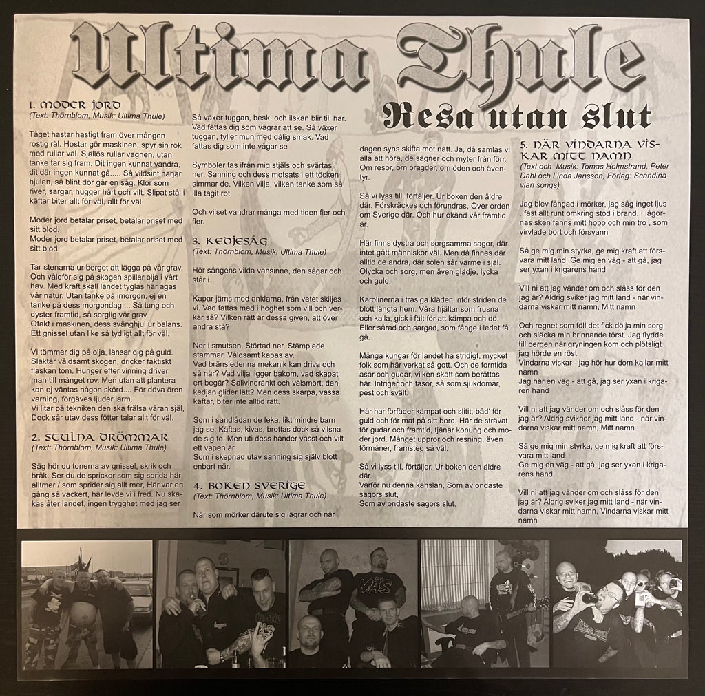 Ultima Thule - Resa Utan Slut (2001) Rosa Transparent Splatter