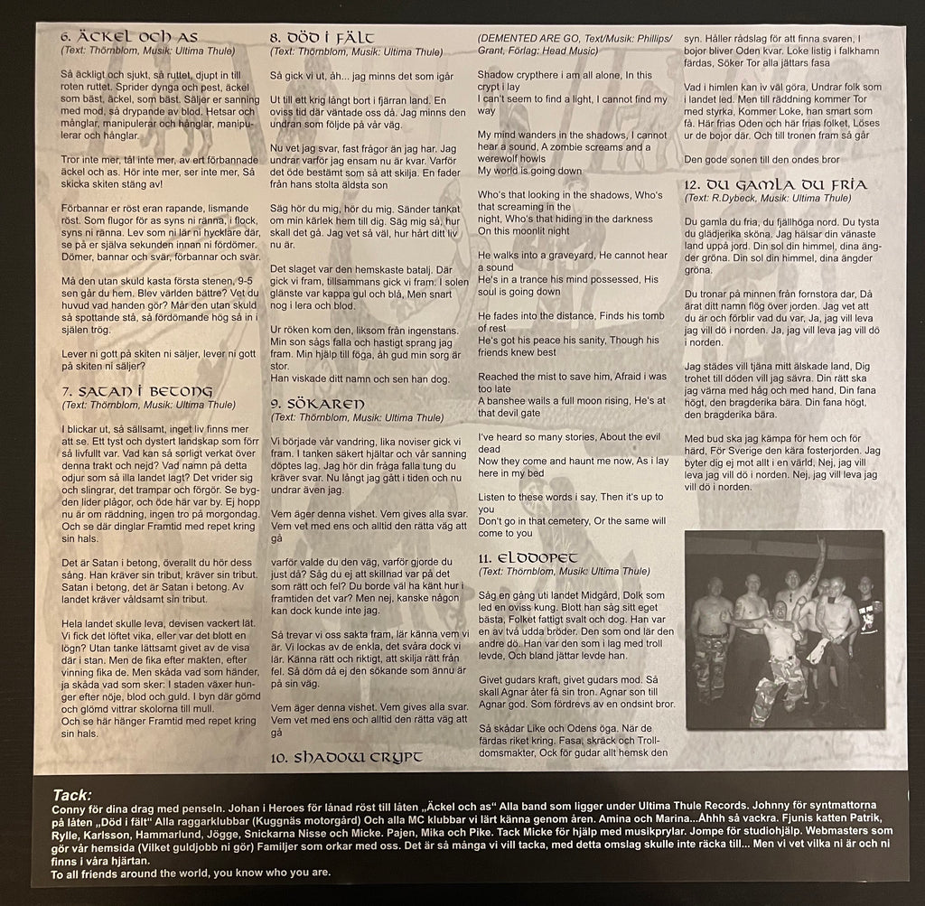 Ultima Thule - Resa Utan Slut (2001) Rosa Transparent Splatter