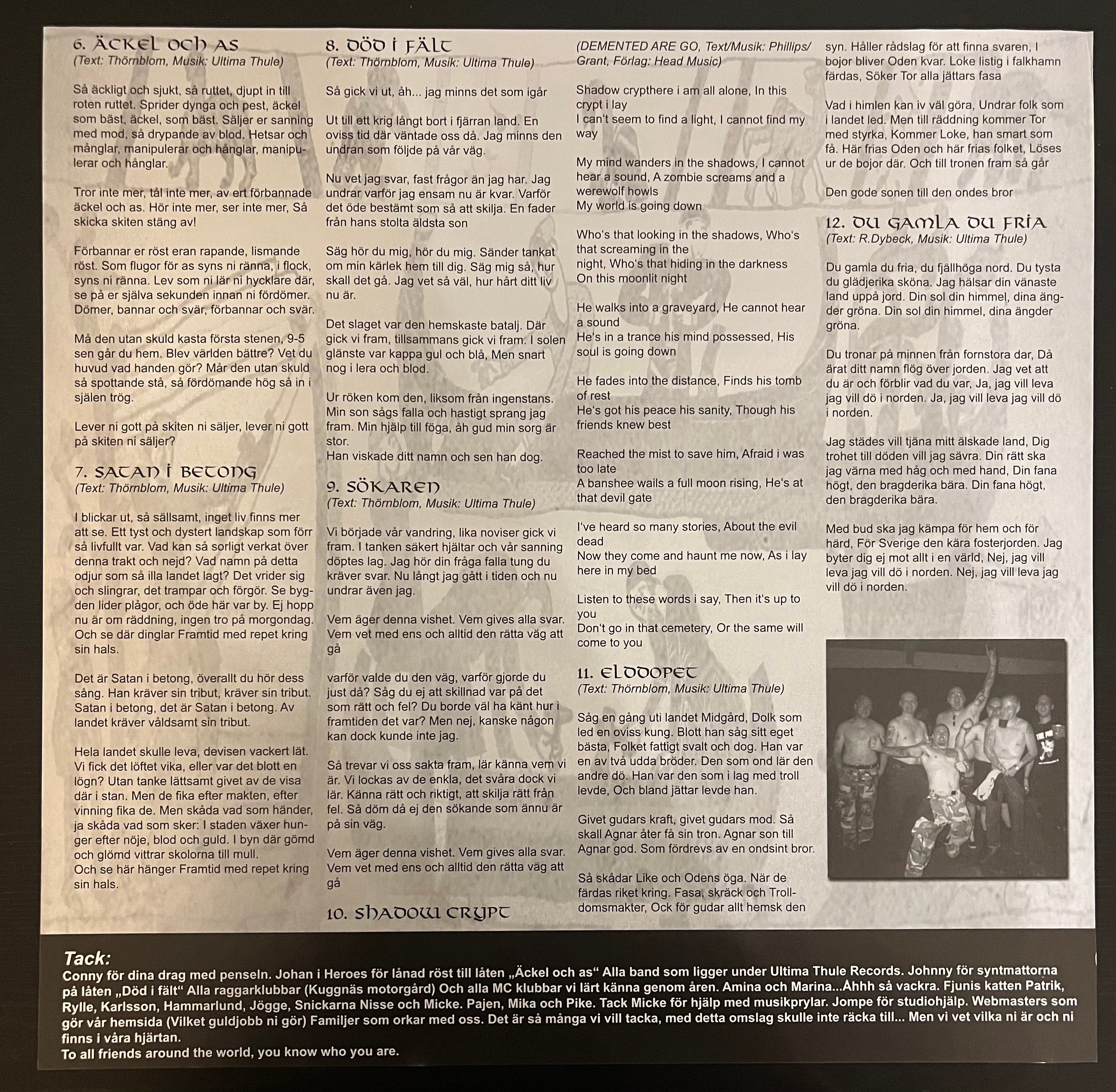 Ultima Thule - Resa Utan Slut (2001) Smokey Transparent Vinyl