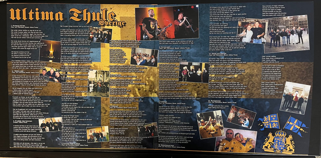 Ultima Thule - Sverige (1999) Red Transparent Splatter Gatefold Vinyl