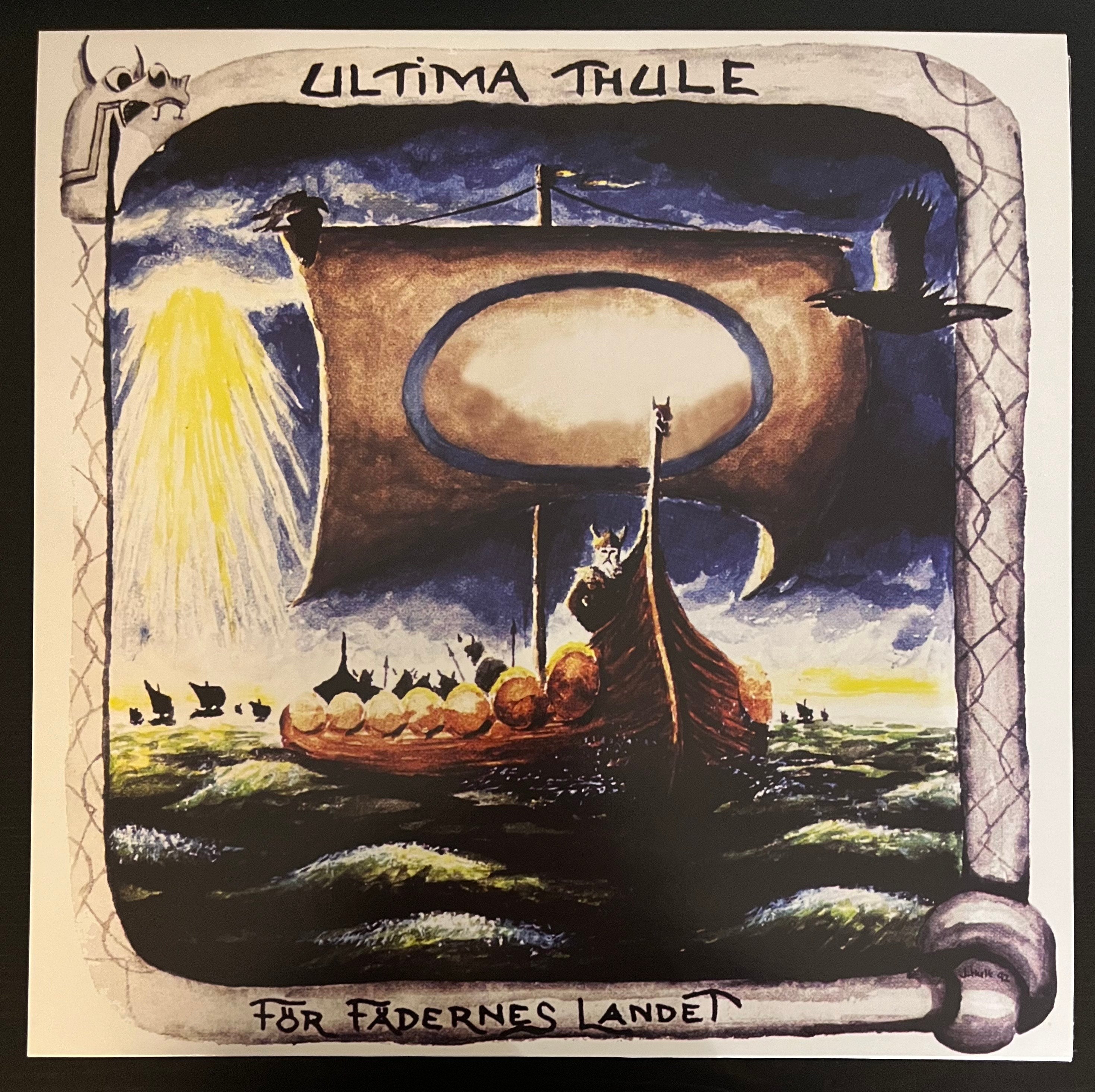 Ultima Thule - För Fäderneslandet (1992) Grön Splatter Vinyl